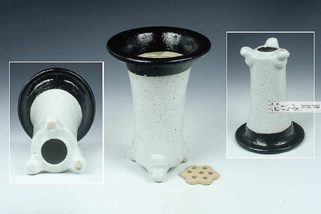 猛暑対策！別注品【Panda弐・鍔黒・白胴京樂蘭鉢】3,3号
