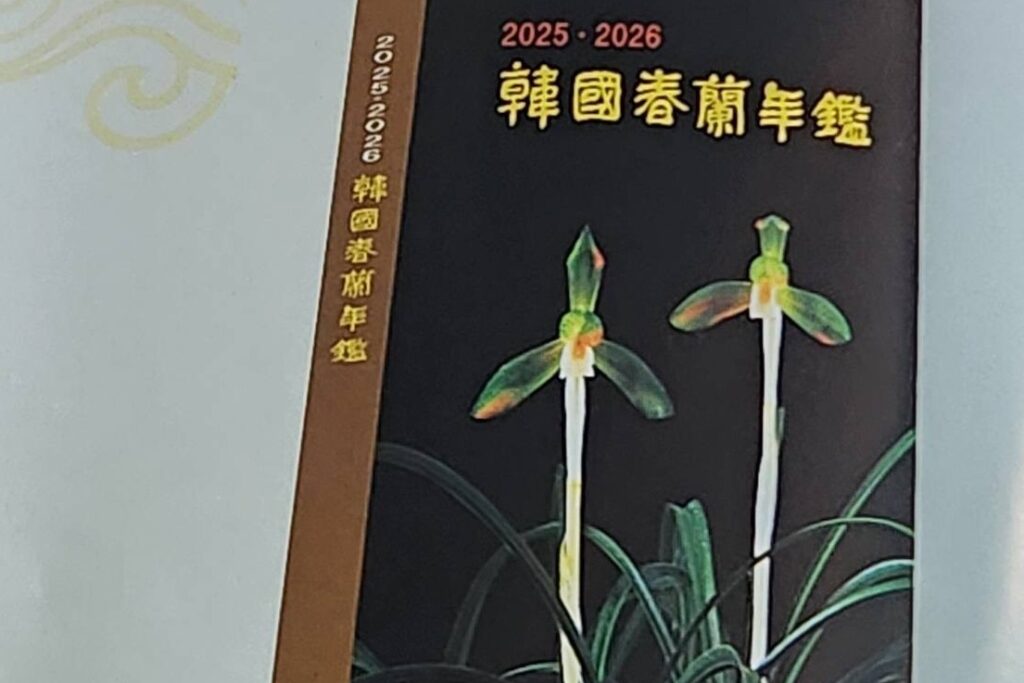 待望の発刊【20025・2026年・韓国春蘭年鑑】ネコポス便限定送料込み『カード決済可能』